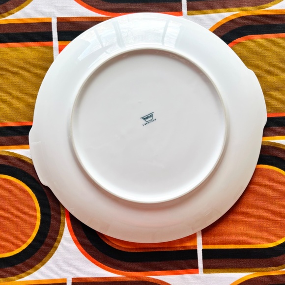 60s porcelain serving tray / Plateau en porcelaine des années 60 - Picture 4 of 6